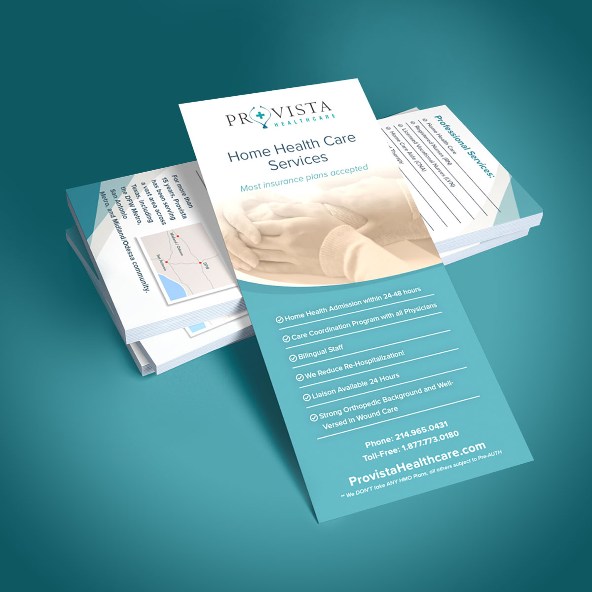 marketing collateral for healthcare companies