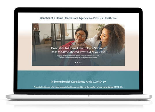 website design for home health companies