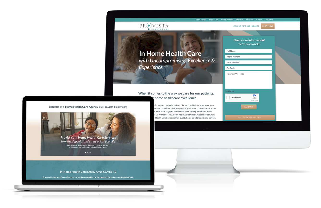 website design for healthcare providers