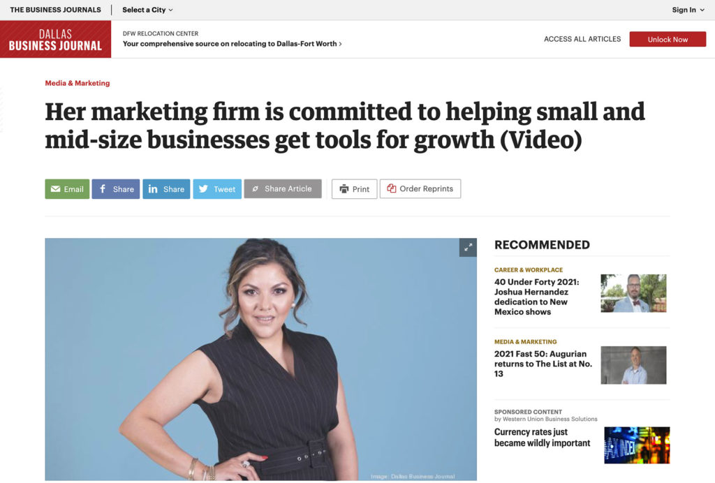 valerie jimenez bold entity CEO 40 under 40 dallas