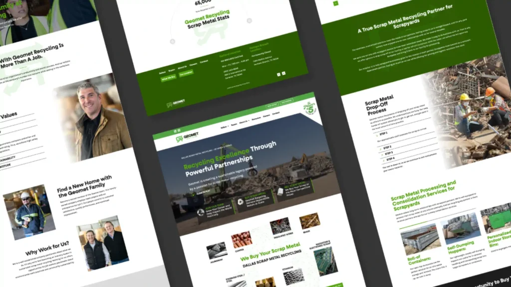 industrial website design - industrial marketing